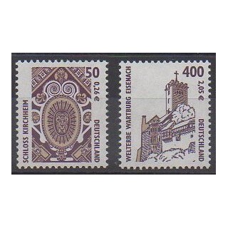 Germany - 2001 - Nb 2042/2043 - Castles