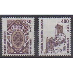 Germany - 2001 - Nb 2042/2043 - Castles