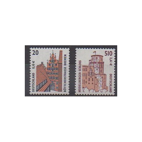 Allemagne - 2001 - No 2056/2057 - Châteaux