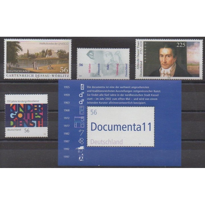 Allemagne - 2002 - No 2081/2084 - BF57