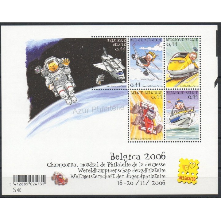 Timbres - Thème enfance - Belgique - 2005- No BF 108