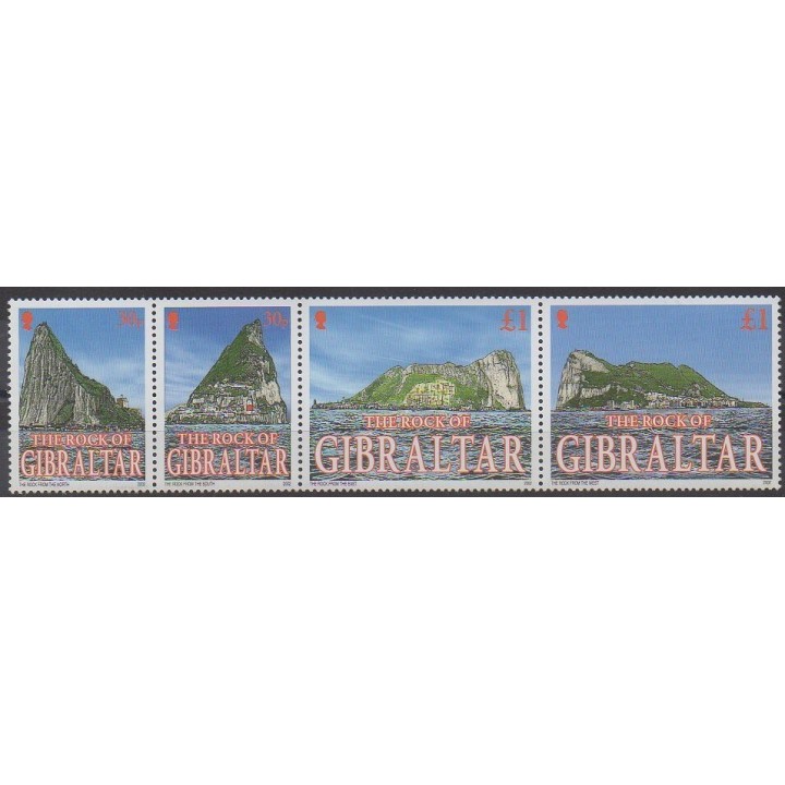 Gibraltar - 2002 - Nb 1015/1018 - Sights