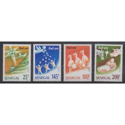 Sénégal - 1990 - No 885/888 - Noël