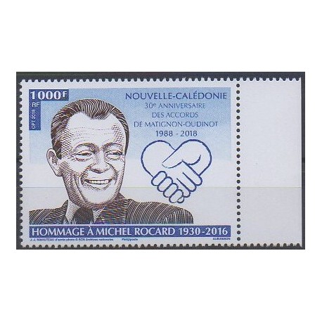 New Caledonia - 2018 - Nb 1344 - Celebrities