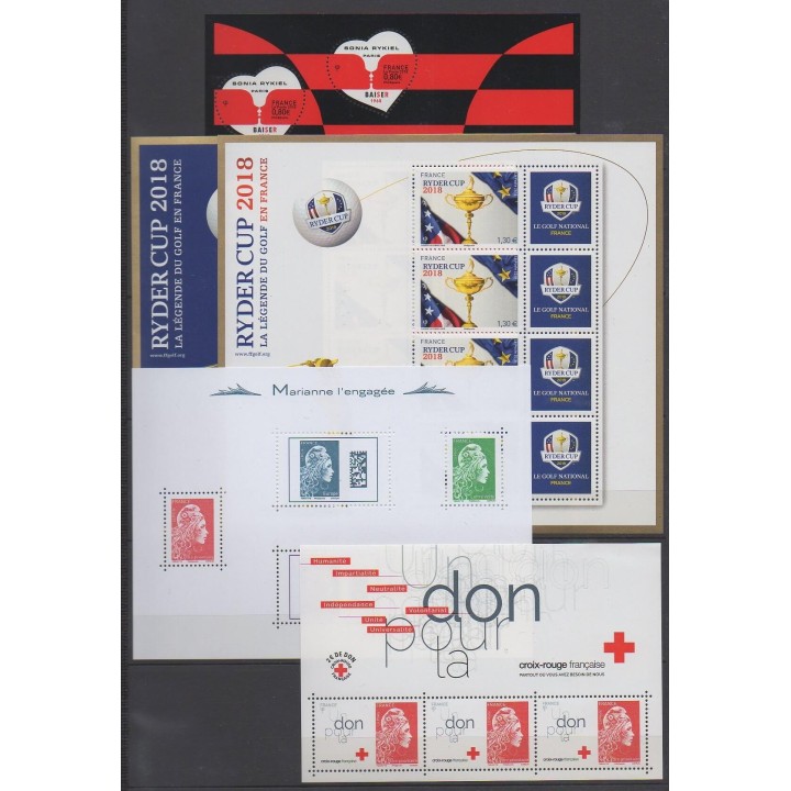 France - Complete years since 2000 - 2018 - Nb 5198/5290 - C1525A - BF141/BF145