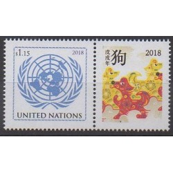 United Nations (UN - New York) - 2018 - Nb 1595 - Horoscope