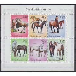 Guinea-Bissau - 2010 - Nb 3529/3534 - Horses