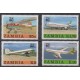 Zambia - 1987 - Nb 416/419 - Planes
