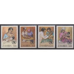 Zambia - 1988 - Nb 437/440 - Health