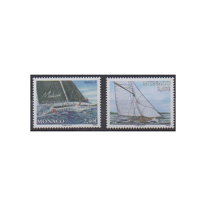 Monaco - 2018 - Nb 3160/3161 - Boats
