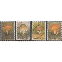 Zambia - 1984 - Nb 313/316 - Mushrooms