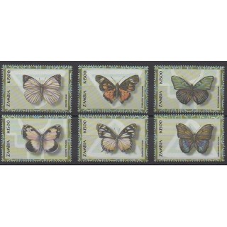 Zambie - 2000 - No 974/979 - Insectes