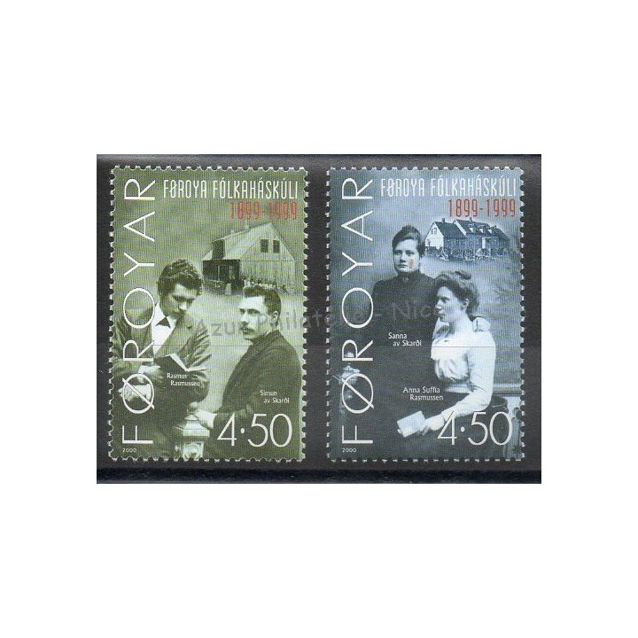 Timbres  - Féroé (Iles) - 2000 - No 375/376