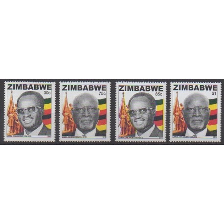 Zimbabwe - 2013 - Nb 740/743 - Celebrities