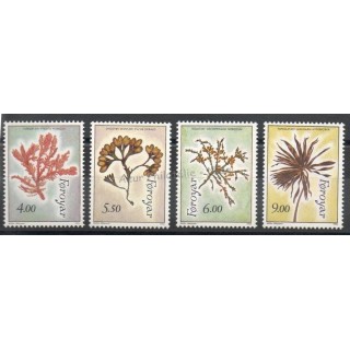 Timbres - Thème flore - Féroé (Iles) - 1996- No 288/291