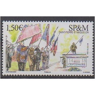 Saint-Pierre and Miquelon - 2018 - Nb 1213 - First World War