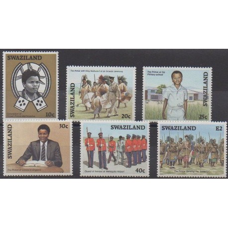 Swaziland - 1986 - Nb 501/506 - Royalty
