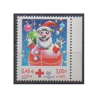 France - Poste - 2001 - No 3436a - Santé ou Croix-Rouge