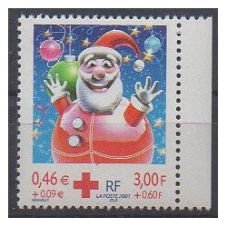 France - Poste - 2001 - No 3436a - Santé ou Croix-Rouge
