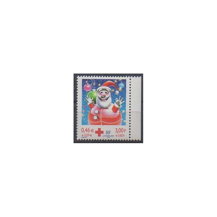 France - Poste - 2001 - No 3436a - Santé ou Croix-Rouge