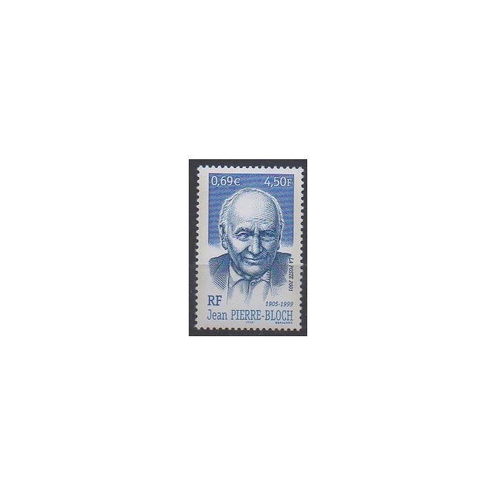 France - Poste - 2001 - No 3434 - Célébrités