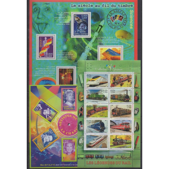 France - Complete years since 2000 - 2001 - Nb 3367/3442 - BF33/BF42