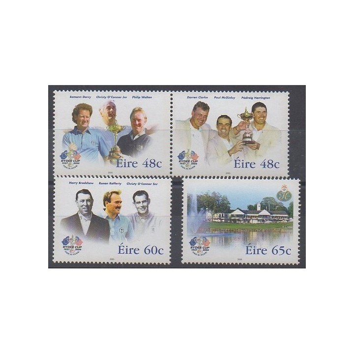 Irlande - 2005 - No 1669/1672 - Sports divers