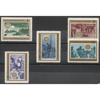 Timbres - Thème histoire divers - Bulgarie - 1968- No 1571/1575