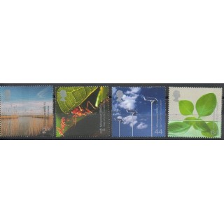 Timbres - Thème environnement - Grande-Bretagne - 2000- No 2162/2165