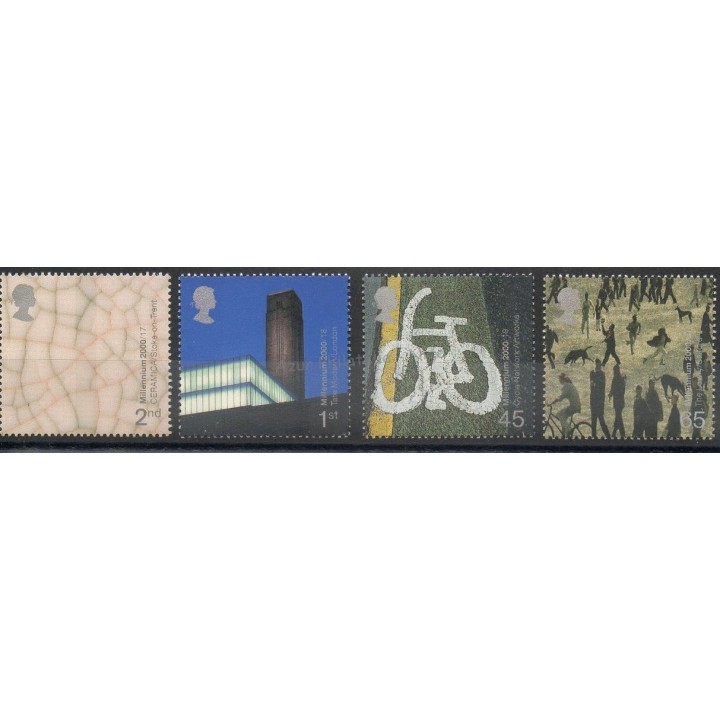 Timbres  - Grande-Bretagne - 2000 - No 2166/2169