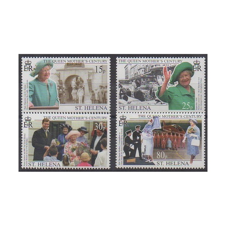 Sainte-Hélène - 1999 - No 735/738 - Royauté - Principauté
