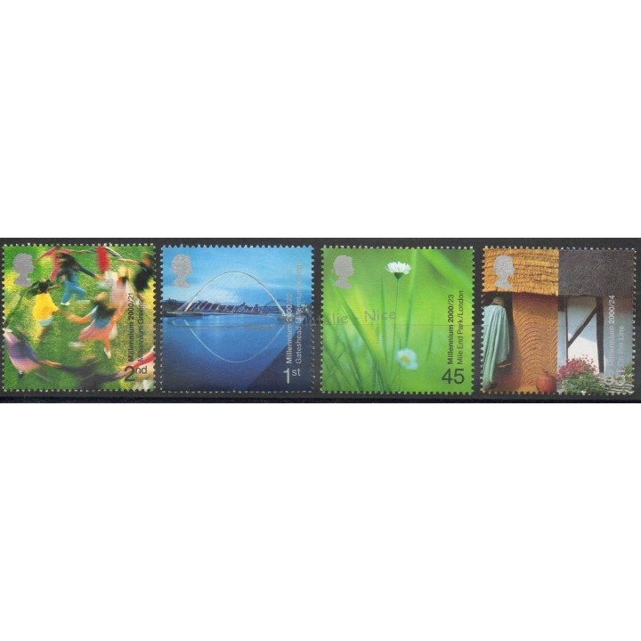 Timbres  - Grande-Bretagne - 2000 - No 2182/2185