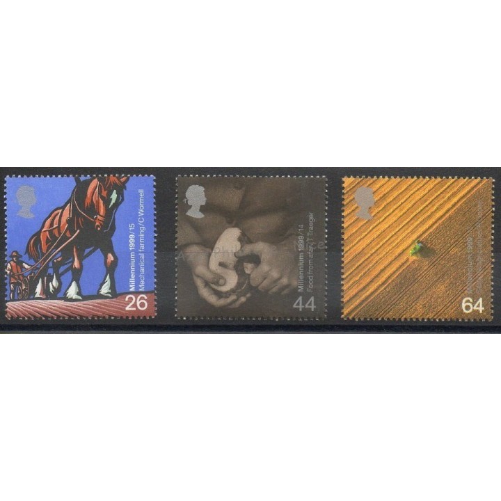 Stamps  - Great Britain - 1999 - Nb 2126/2128