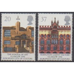 Grande-Bretagne - 1990 - No 1457/1458 - Monuments