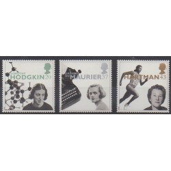 Grande-Bretagne - 1996 - No 1905/1907 - Célébrités