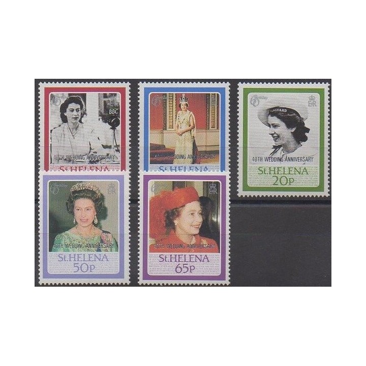 St. Helena - 1987 - Nb 474/478 - Royalty
