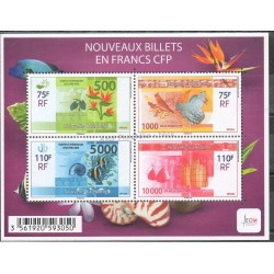 Nouvelle-Calédonie - Blocs et feuillets - 2014 - F1208 - Monnaies et billets