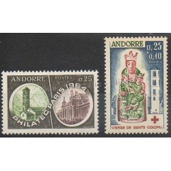 French Andorra - 1964 - Nb 171/172