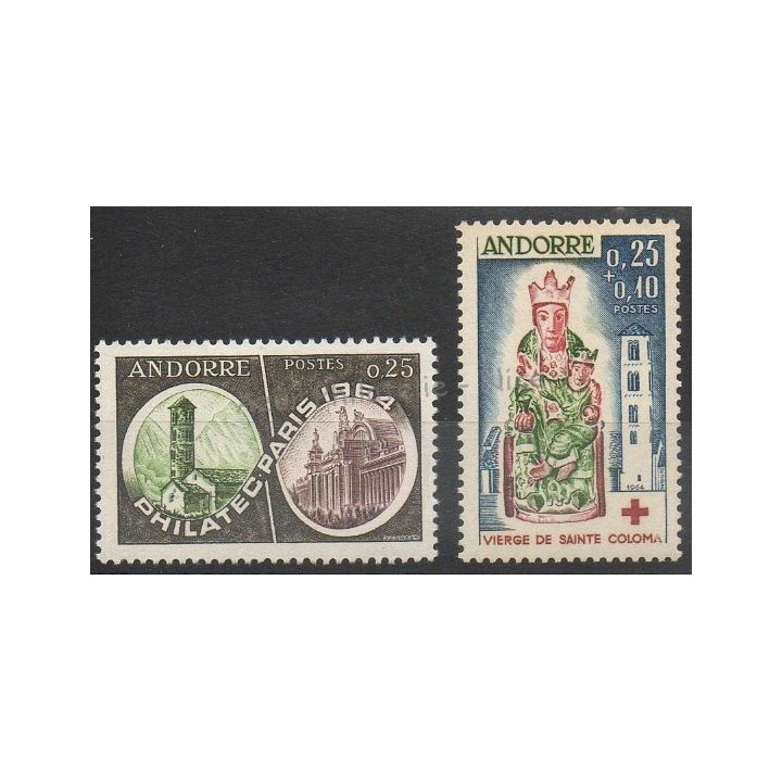 Stamps  - French Andorra - 1964 - Nb 171/172