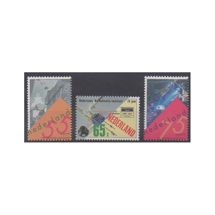 Netherlands - 1991 - Nb 1376/1378 - Science