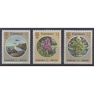 Guernesey - 1986 - No 359/361 - Environnement - Europa