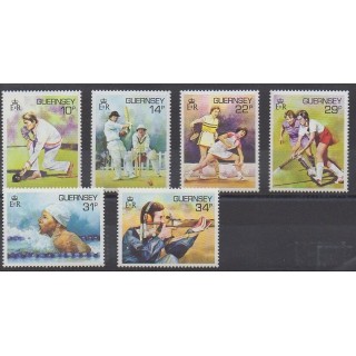 Guernsey - 1986 - Nb 363/368 - Various sports