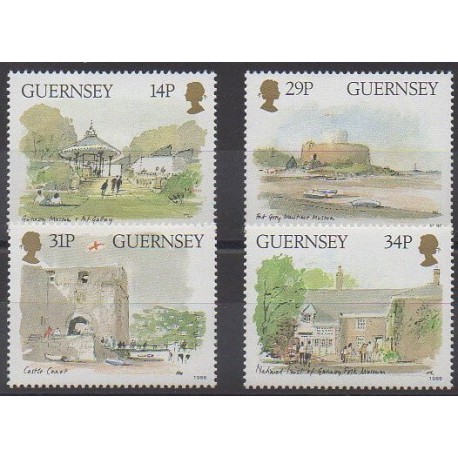 Guernesey - 1986 - No 371/374 - Sites