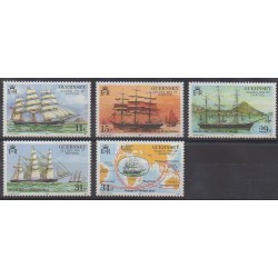 Guernsey - 1988 - Nb 412/416 - Boats