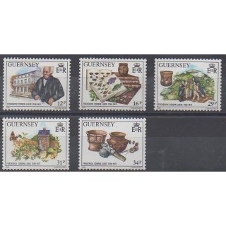 Guernesey - 1988 - No 423/427 - Célébrités