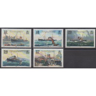 Guernsey - 1989 - Nb 462/466 - Boats