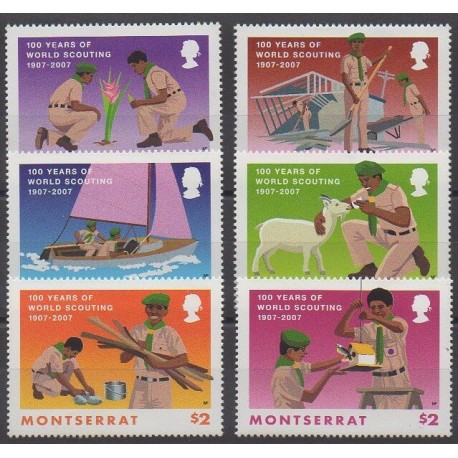Montserrat - 2007 - Nb 1226/1231 - Scouts