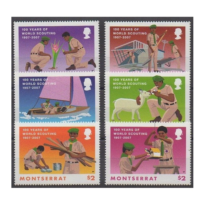 Montserrat - 2007 - No 1226/1231 - Scoutisme