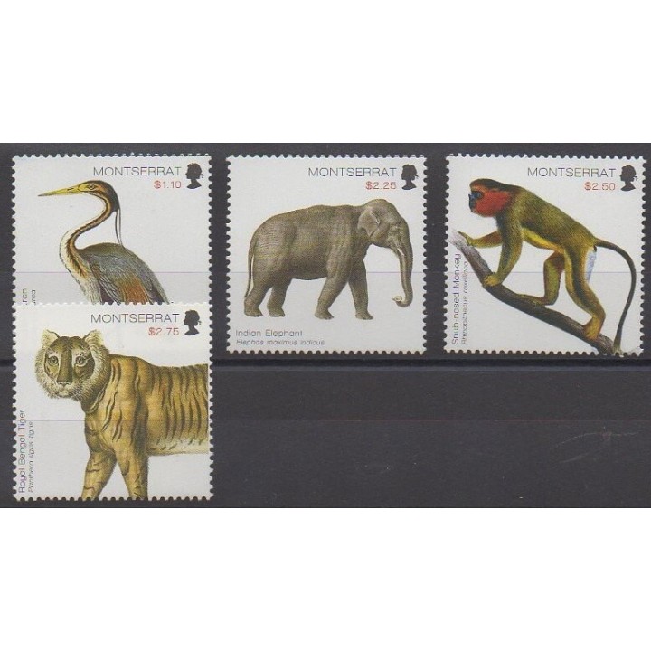 Montserrat - 2011 - Nb 1422/1425 - Mamals