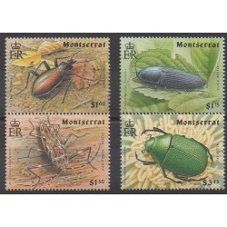Montserrat - 1994 - Nb 818/821 - Insects